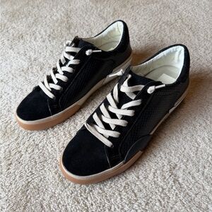 Dolce Vita Zina Black and White Sneakers